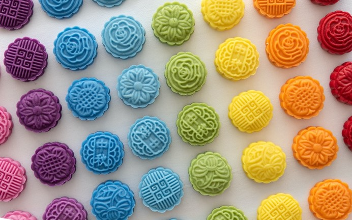 使用爱百瑞富色食品制作的烘焙产品