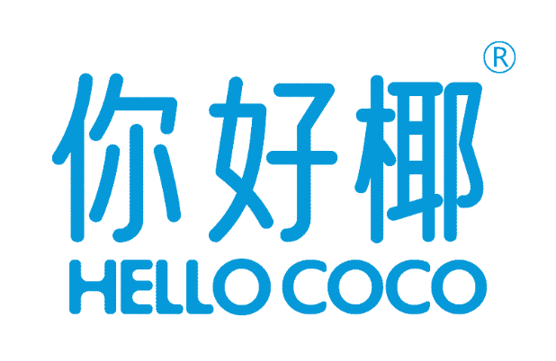 你好椰hello coco logo
