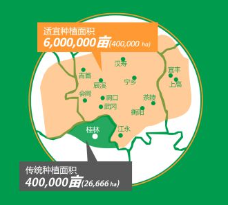 华诚生物新开发的罗汉果适宜种植区域