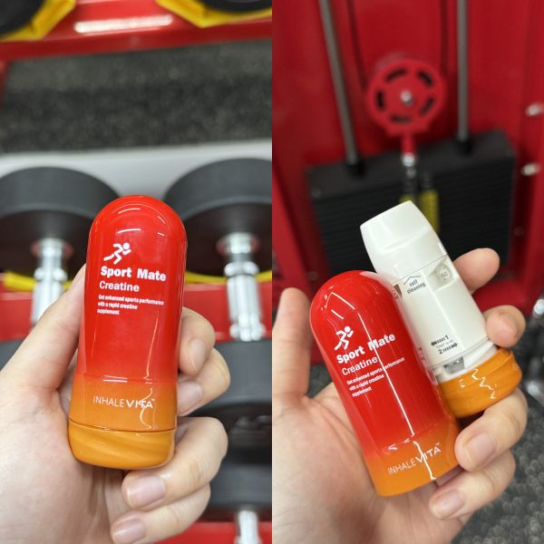 inhalevita™肌酸产品速能伴可随身携带进入健身房