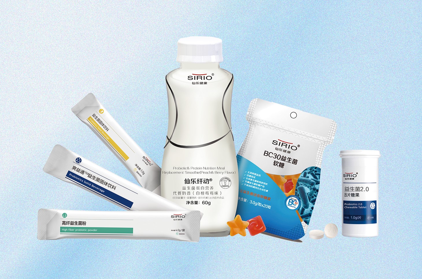 仙乐健康益生菌类产品