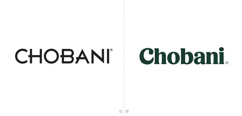 chobani新旧logo对比