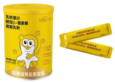 安琪纽特乳铁蛋白酵母β-葡聚糖调制乳粉 图片来源：淘宝@安琪纽特旗舰店