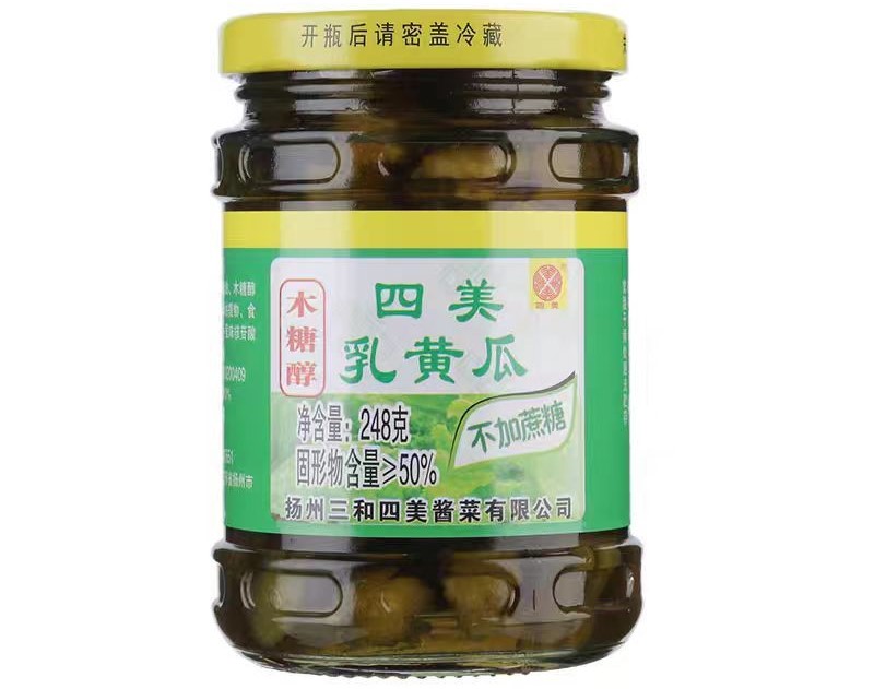 三和四美无蔗糖款乳黄瓜酱菜