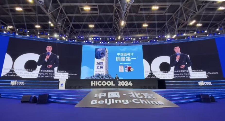 肖雪华在2024hicool全球创业者峰会进行项目汇报
