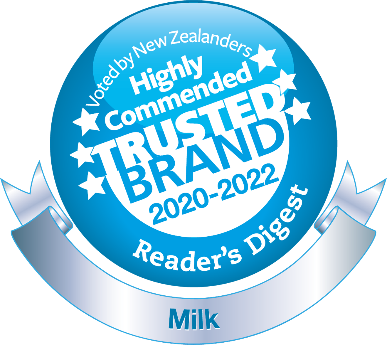 2022年新西兰深受信赖牛奶品牌奖