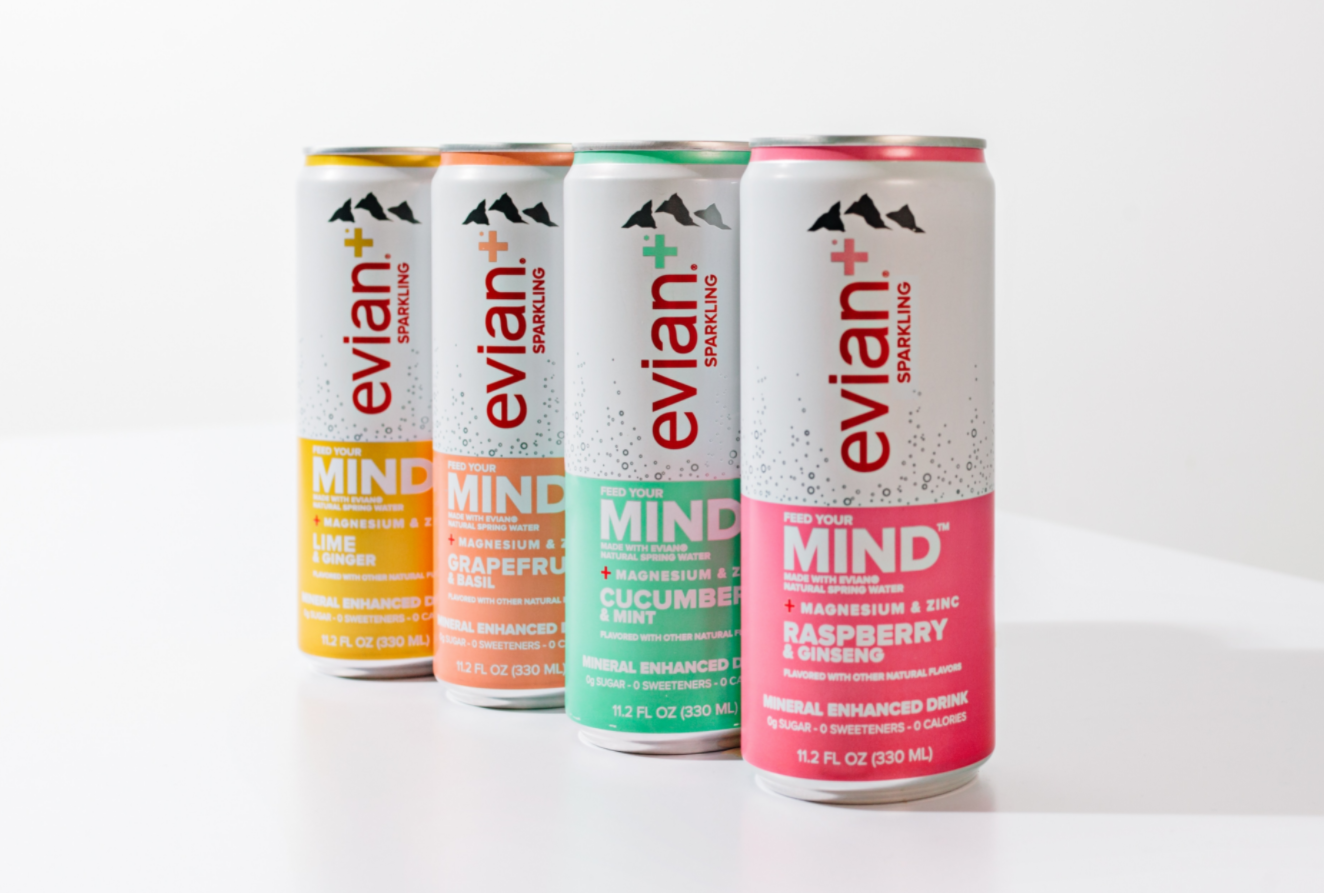 evian  feed your mind 系列产品