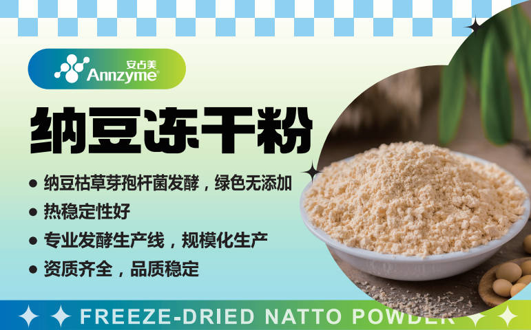 纳豆冻干粉 图片来源：安琪酶制剂