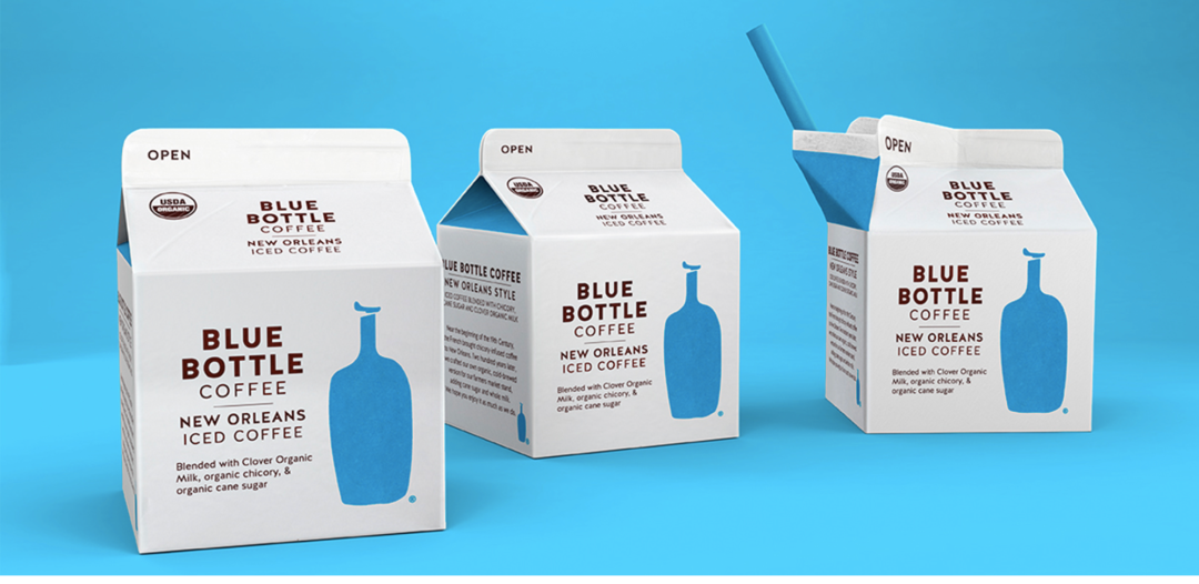 blue bottle 新鲜屋包装
