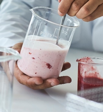 strawberry fragaria®适用于乳制品中的水果着色 图片来源：诺黛然