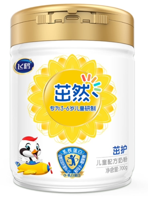 飞鹤茁然儿童配方奶粉 图片来源：飞鹤