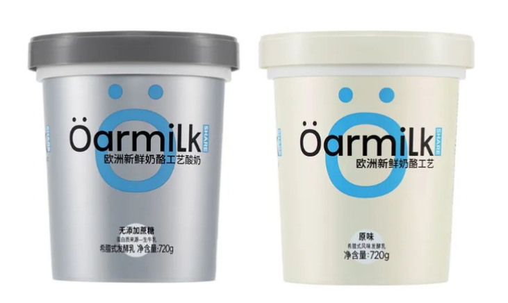 share无蔗糖希腊酸奶720g&share原味希腊酸奶720g