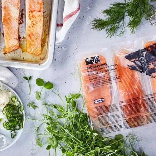 宜家冷冻三文鱼产品