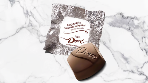 dove promises® 图片来源：dovechocolate