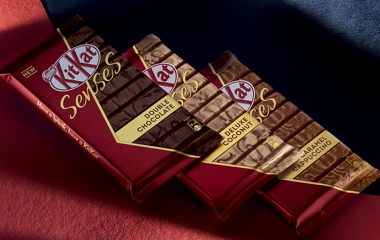 kitkat senses包装设计