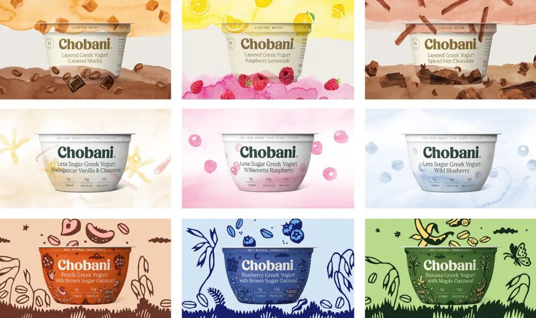 希腊酸奶品牌chobani形象设计