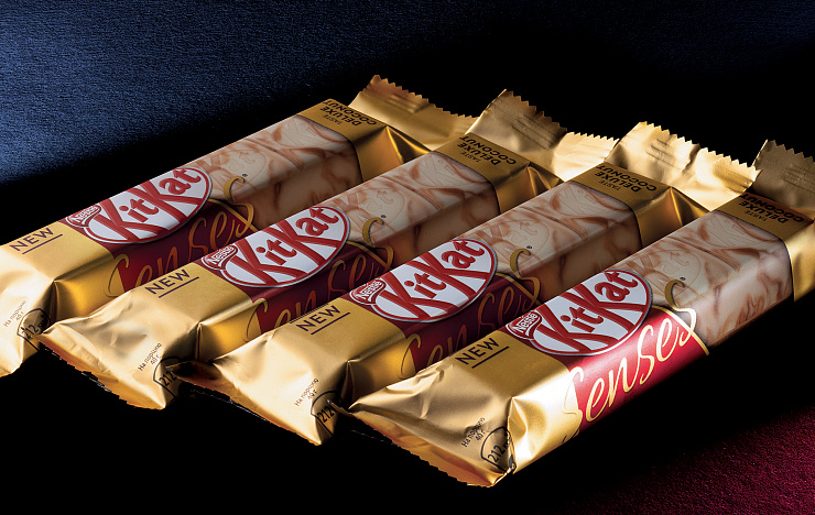 kitkat senses包装设计