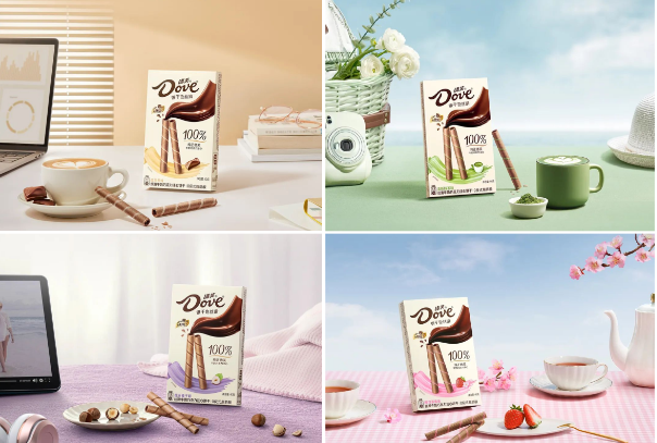 德芙丝滑卷 图片来源：公众号@德芙dove