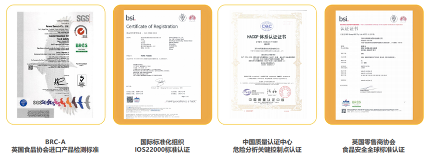 金多多集团获得的认证证书