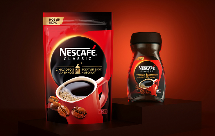 nescafé classic包装设计