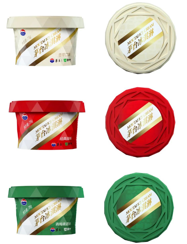 茅台冰淇淋 图片来源：微博@茅台官方