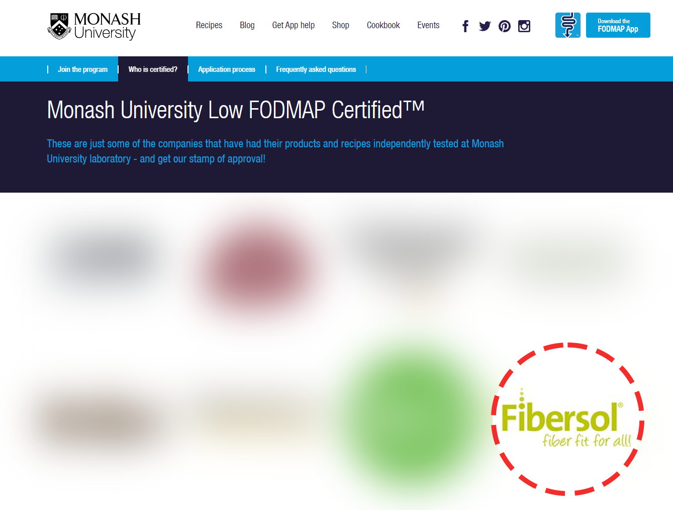 善倍素®fibersol-2®消化模式及低发漫食品认证