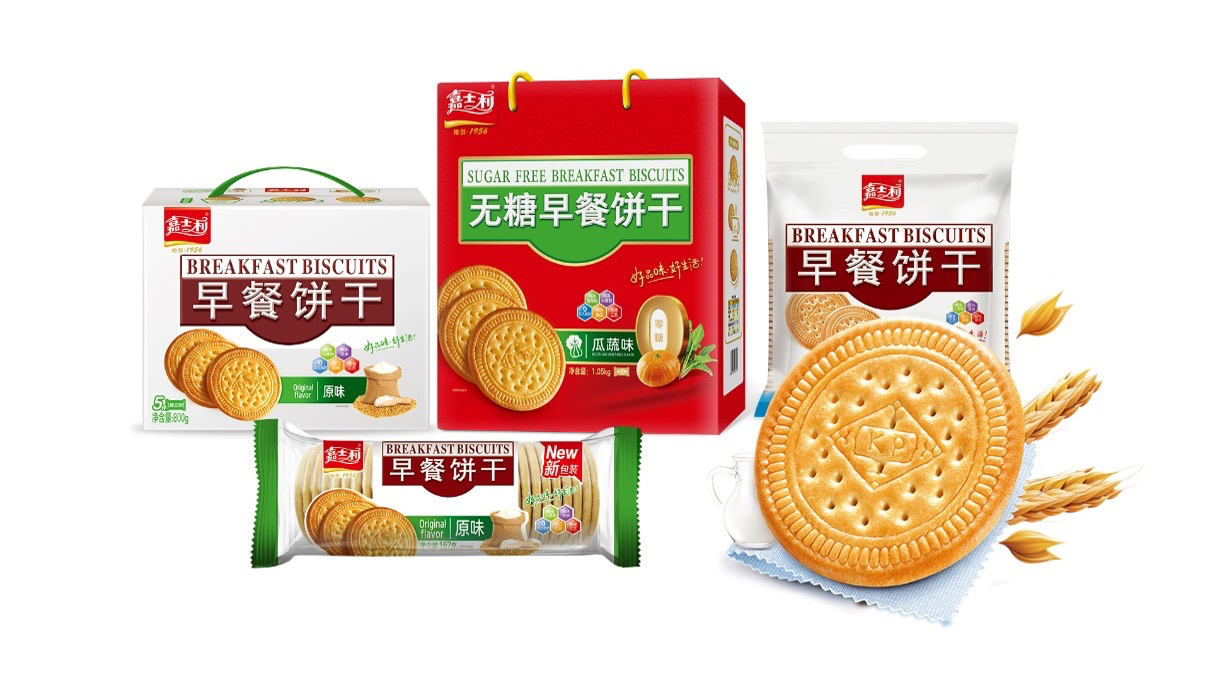 嘉士利早餐饼干系列