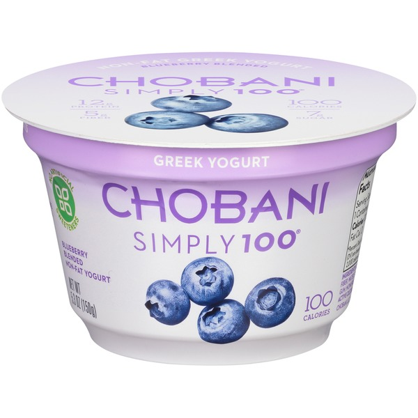  chobani&nbsp;simply&nbsp;100&nbsp;希腊酸奶&nbsp;蓝莓口味