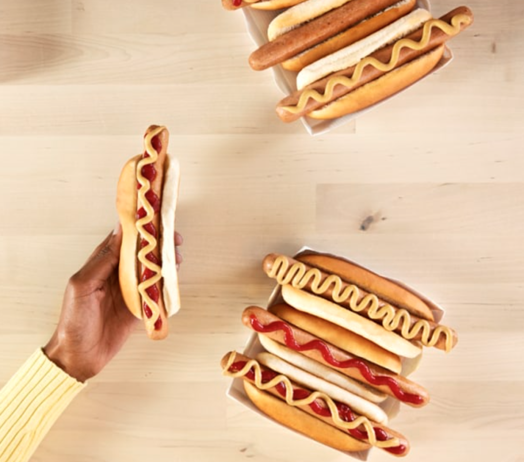 宜家植物基热狗