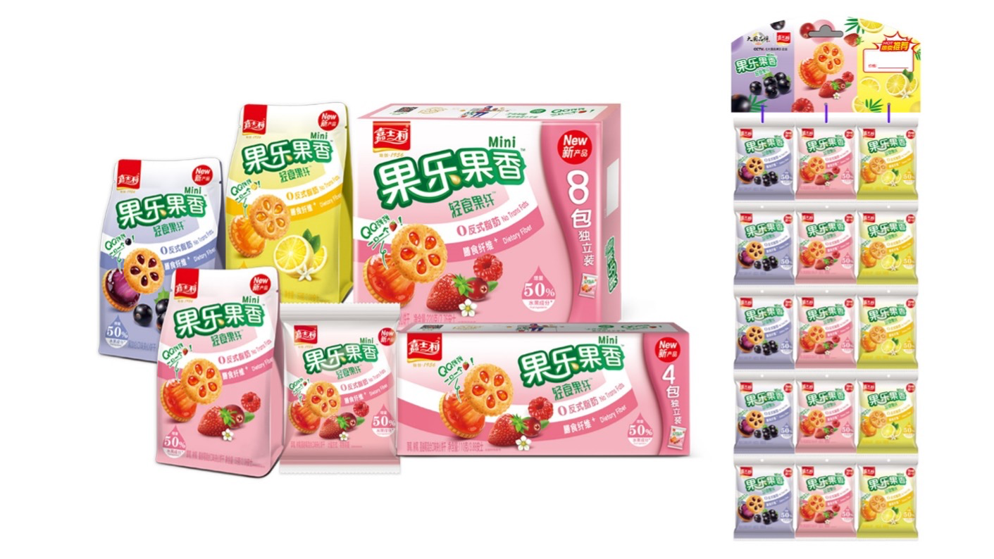 嘉士利轻食果纤系列