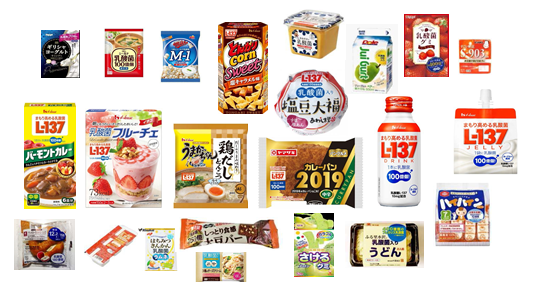 添加后生元的各类食品