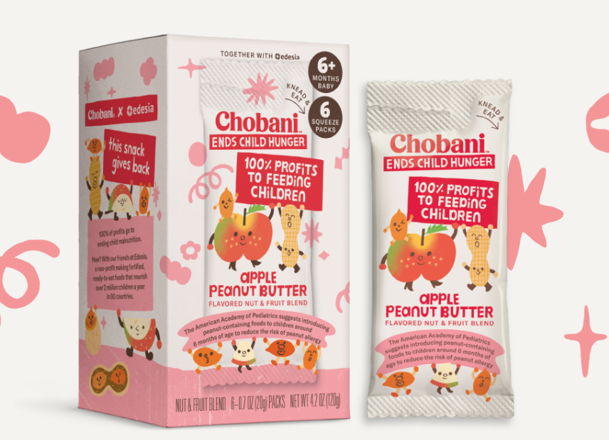 chobani™ ends child hunger peanut butter系列