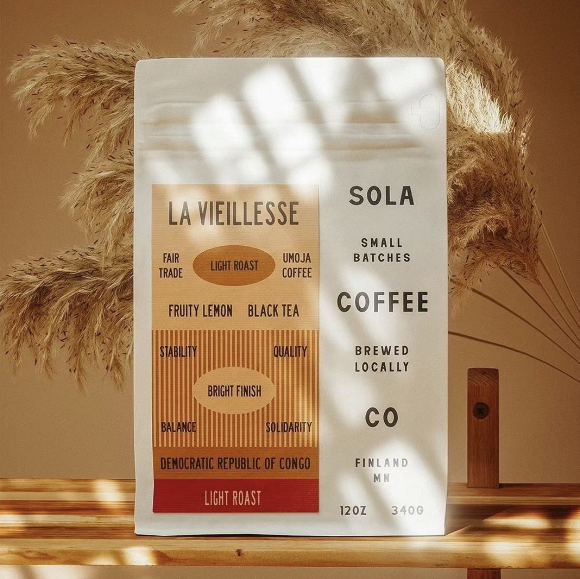 美拉德色系咖啡包装