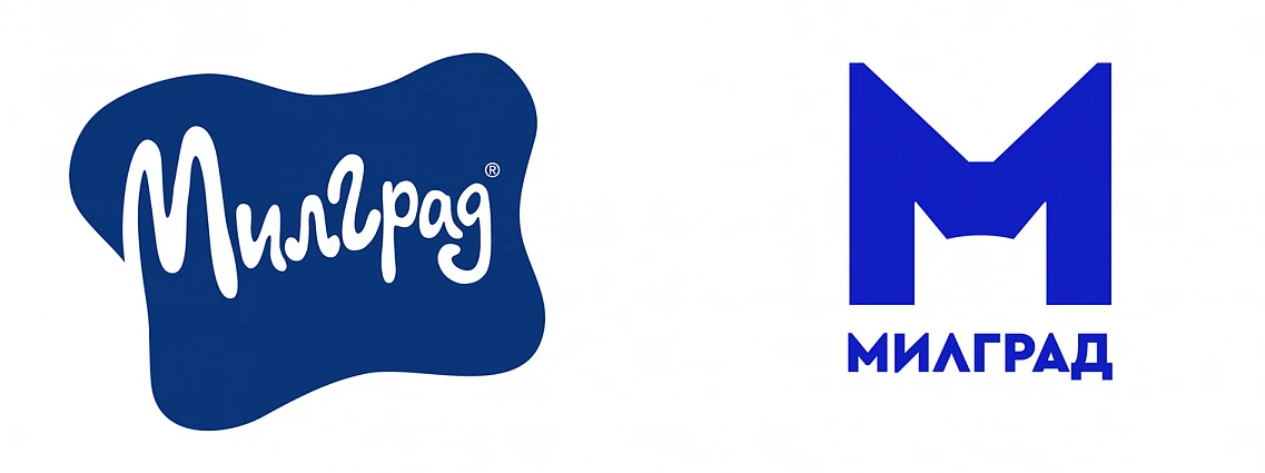 milgrad logo前（左图）后（右图）对比