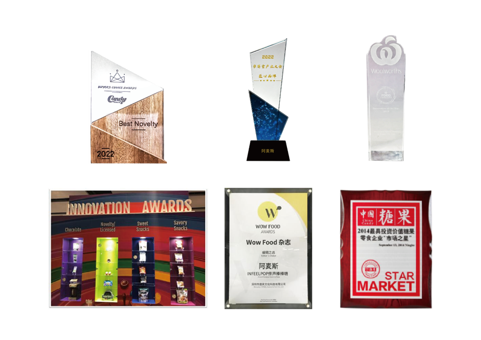 阿麦斯获得的部分奖项