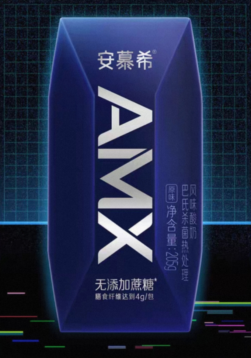 安慕希amx小黑钻系列酸奶
